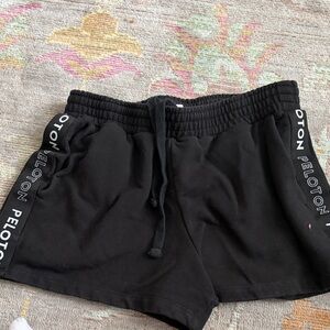 Peloton Women's Black Athletic Shorts